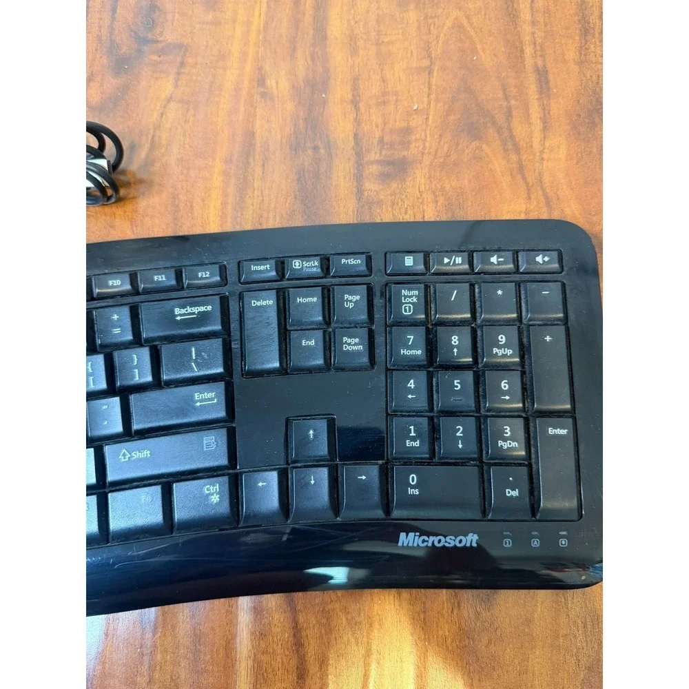 Microsoft Comfort Curve 3000 for Business Ergonomic Wired Keyboard TESTED WORKS